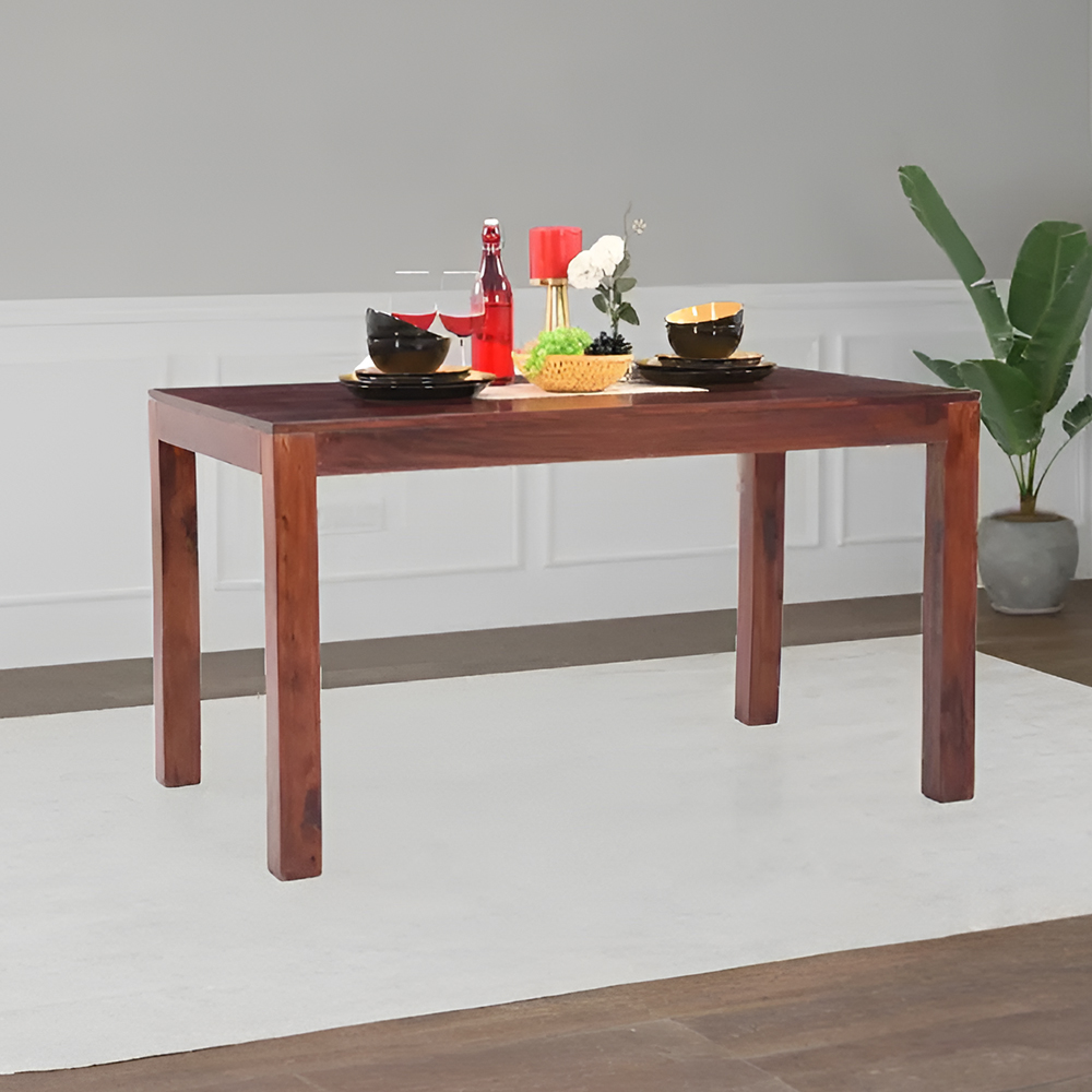 Royaloak Gypsy Wooden 4 Seater Dining Table Set - Dt20189005-4S - Assembly: Carpenter Assembly