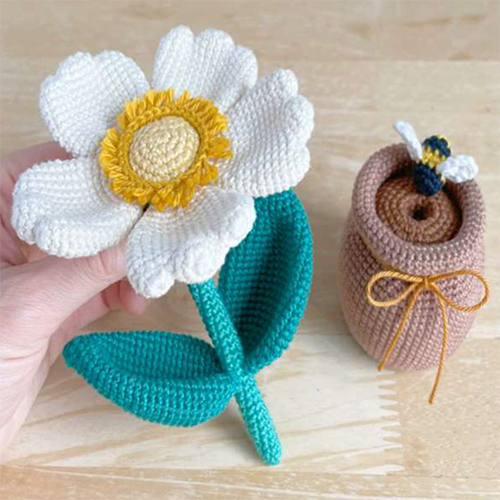Decorative Crochet Flower Pattern - Color: Various Available