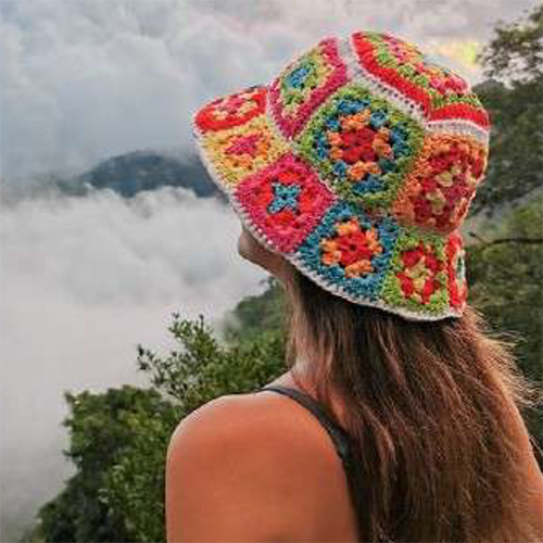 Ladies Crochet Multicolor Beanies - Color: Various Available