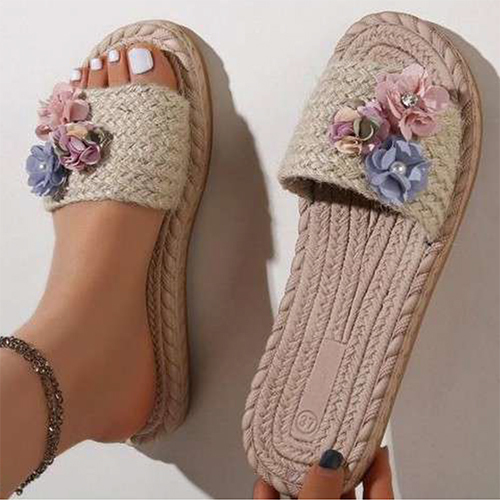 Crochet Flat Slipper - Color: Various Available