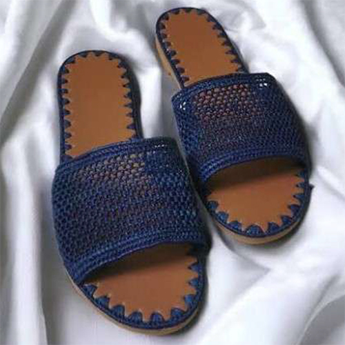 Crochet Blue Slipper - Color: Various Available