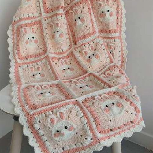 Ladies Crochet Blanket - Color: Various Available