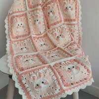 Ladies Crochet Blanket - Color: Various Available