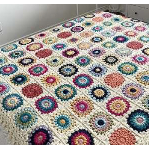 Crochet Fancy Blanket - Color: Various Available