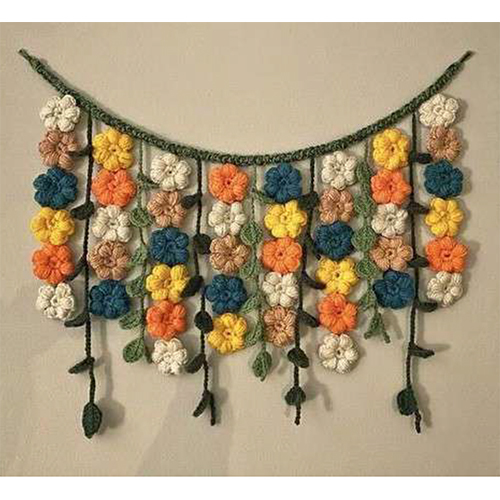 Crochet Wall Hanging Toran - Color: Various Available