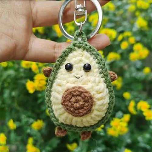Crochet Fancy Keychain - Color: Various Available