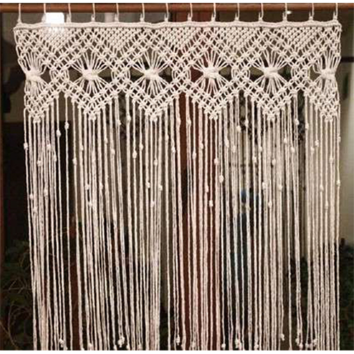 Decorative Macrame Curtain - Color: Various Available