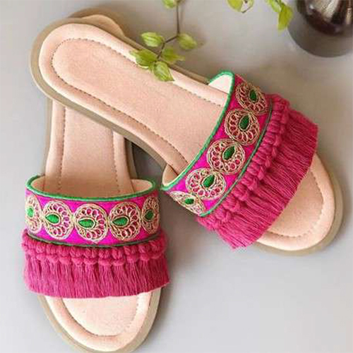 Embroidery Fancy Slipper - Attributes: Comfortable & Soft