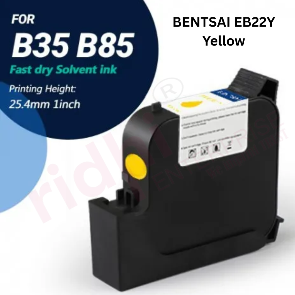 Bentsai Eb22c Cyan Original Solvent Fast Dry Ink Cartridge - Automatic Grade: Semi-automatic