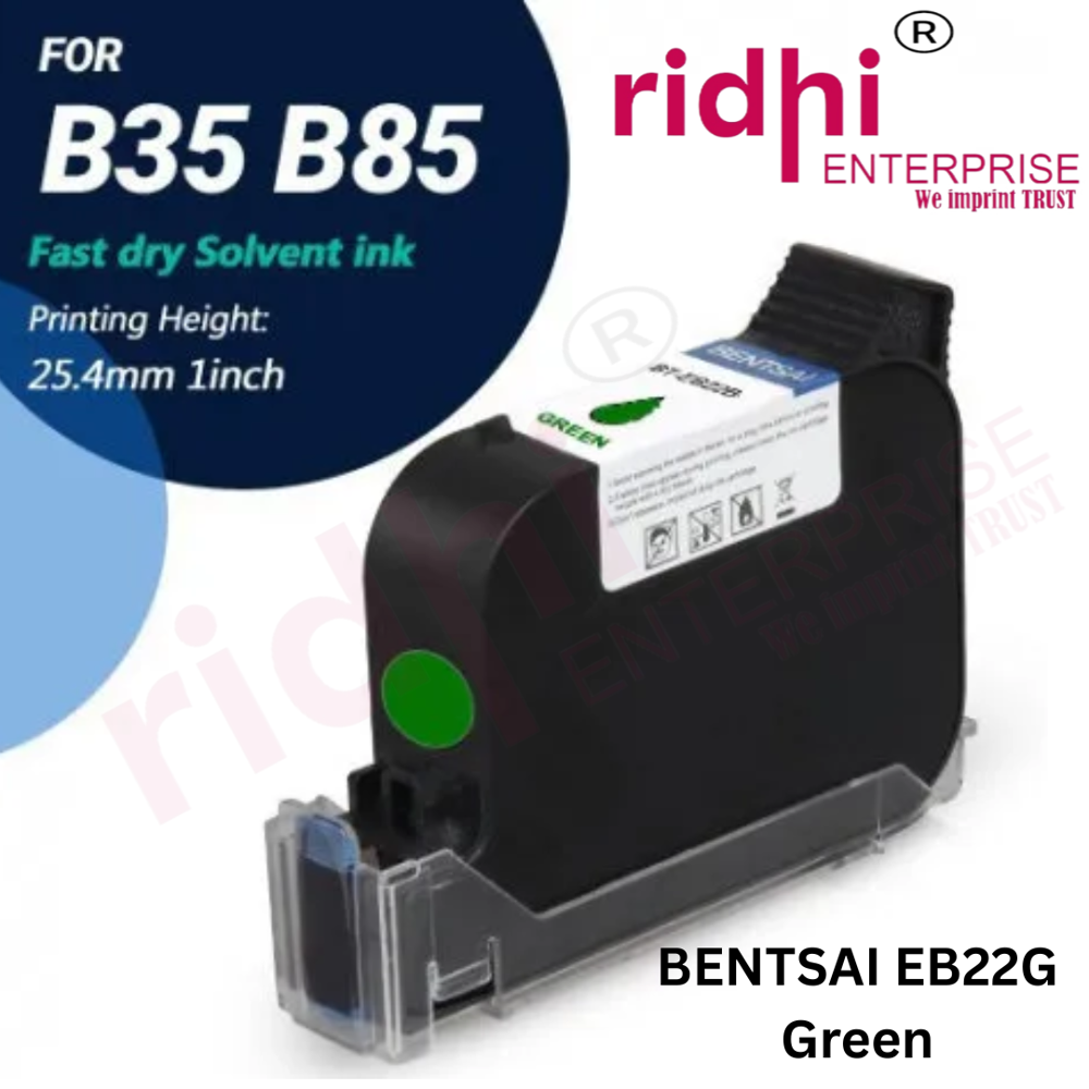 Bentsai Eb22c Cyan Original Solvent Fast Dry Ink Cartridge - Automatic Grade: Semi-automatic