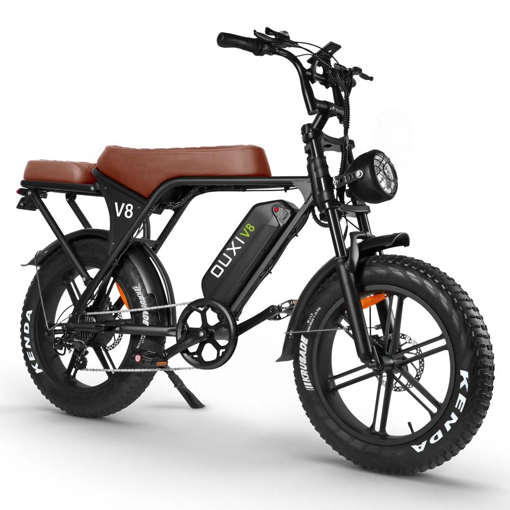 Ouxi V8 750W Electric E-Bile - Color: Black