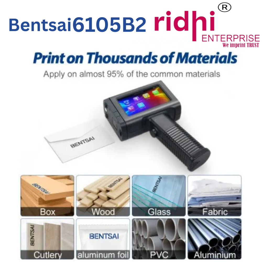 Bentsai 6105 Handheld Inkjet Printer (0.5-inch, 12.7mm) - Automatic Grade: Semi-automatic