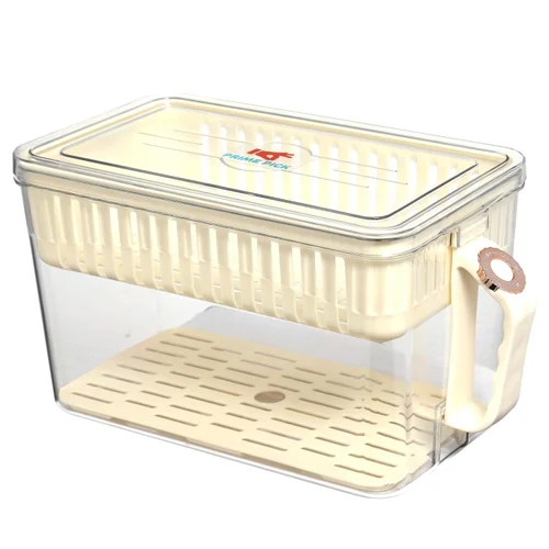 Prime Pick 4 Layer Cream Fruits Organizer - Material: Plastic