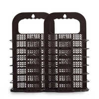Prime Pick Black Foldable Laundry Basket - Material: Plastic