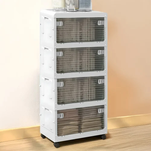 Prime Pick 4 Layer Room Organizer - Color: White