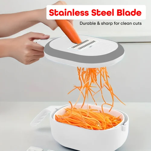 Prime Pick White Six-In-One Peeler Organizer - Material: Plastic