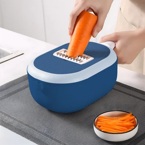 Prime Pick Blue Six-In-One Peeler Organizer - Material: Plastic