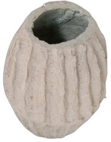 7 Inch Round Paper Mache Flower Vase - Features: Reusable
