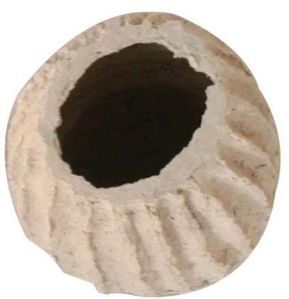 7 Inch Round Paper Mache Flower Vase