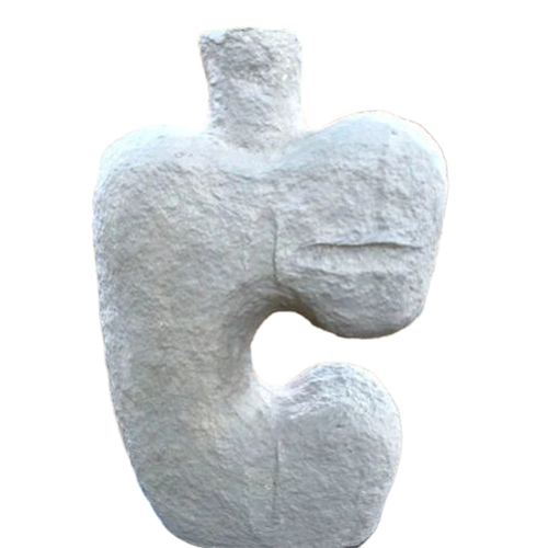 Grey Modern Decorative Paper Mache Flower Vase - Features: Fine Finished
