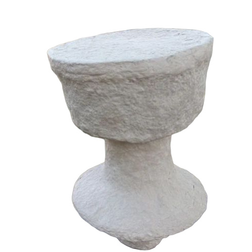 25 Inch Round Papier Mache Table Flower Vase - Design Type: Modern