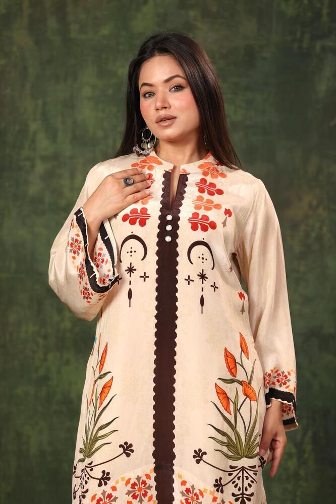 Ladies Siyaahi Co-ord Set - Color: Multicolor