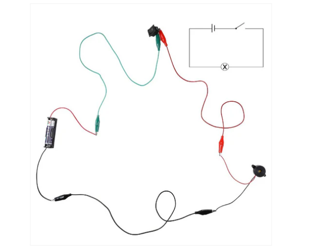DIY Electric Circuit Set 2-in-1 Electric Circuit Motor Kit DIY