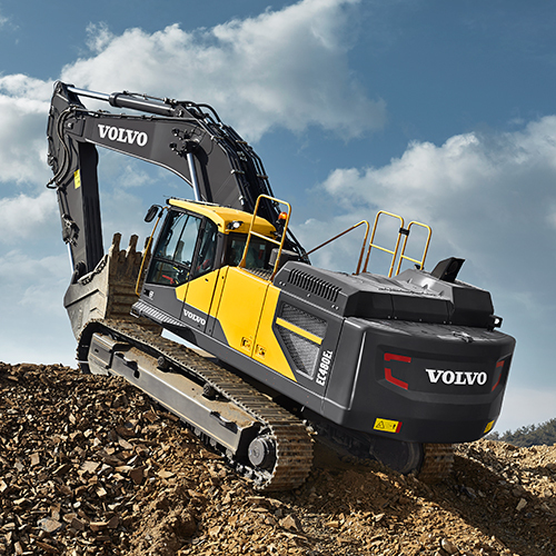 Ec480 Crawler Excavator - Color: Black & Yellow