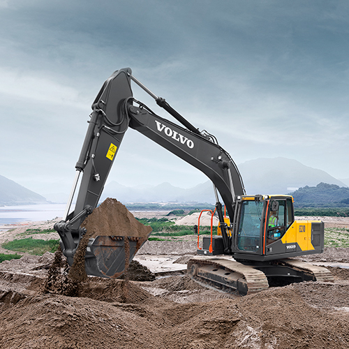 Ec210 Crawler Excavator - Color: Black & Yellow