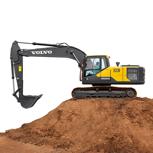 Ec210 Crawler Excavator - Color: Black & Yellow