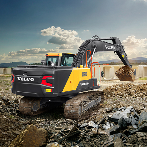 Ec210 Crawler Excavator - Color: Black & Yellow