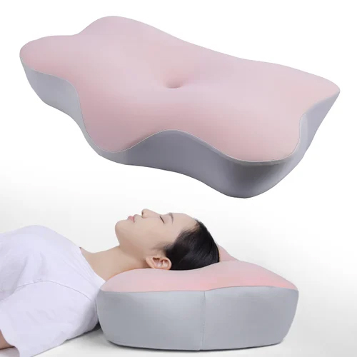Foam Pillow Ortho Rest Pillow - Color: Pink