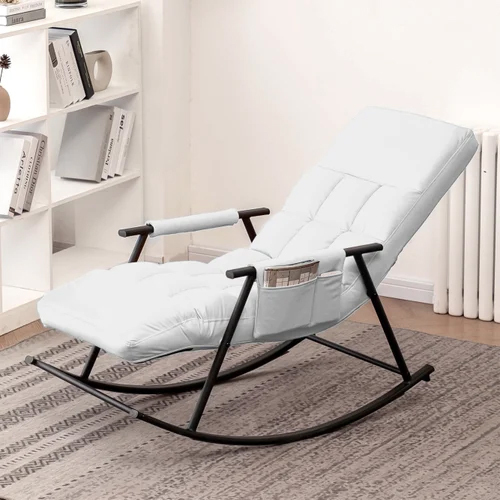 Prime Pick Beige Rocking Chair - Feature: Durable