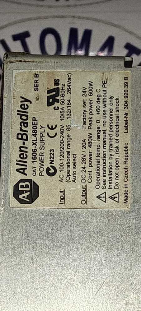 ALLEN BRADLEY 1606-XL480P