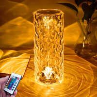 Prime Pick Decorative Crystal Lamp - Color: Golden