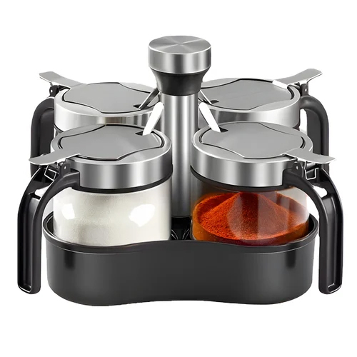 Rotatable Seasoning Jar Set
