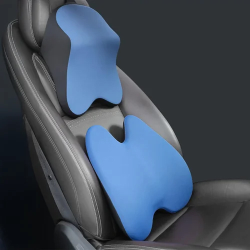Foam Pillow For Car - Color: Blue