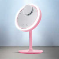 Pink Led Fan Mirror - Feature: Durable
