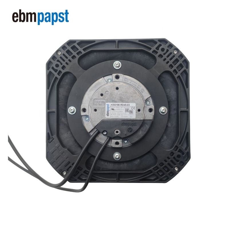EBM PAPST K3G190-RC05-03 230V AC 169W 4120RPM R3G190-8317082558 EC Wire Leads Inverter Centrifugal Cooling Fans