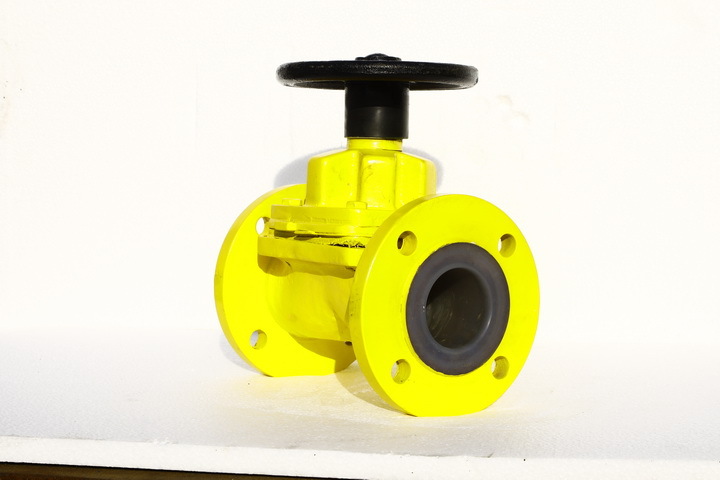 Pfa Lined Diaphragm Valve - Color: As Per Requirements
