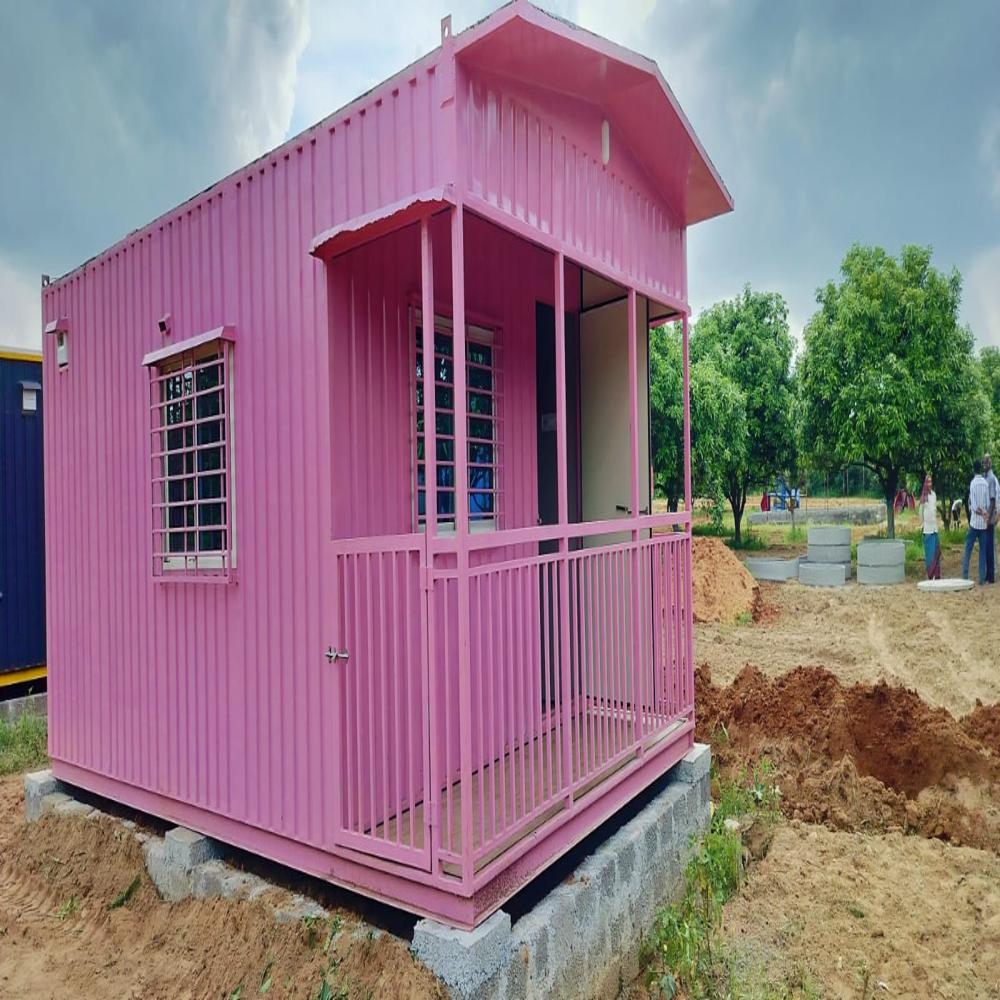 ms prefabricated portable house of size(20'x15 'x8.5) ft