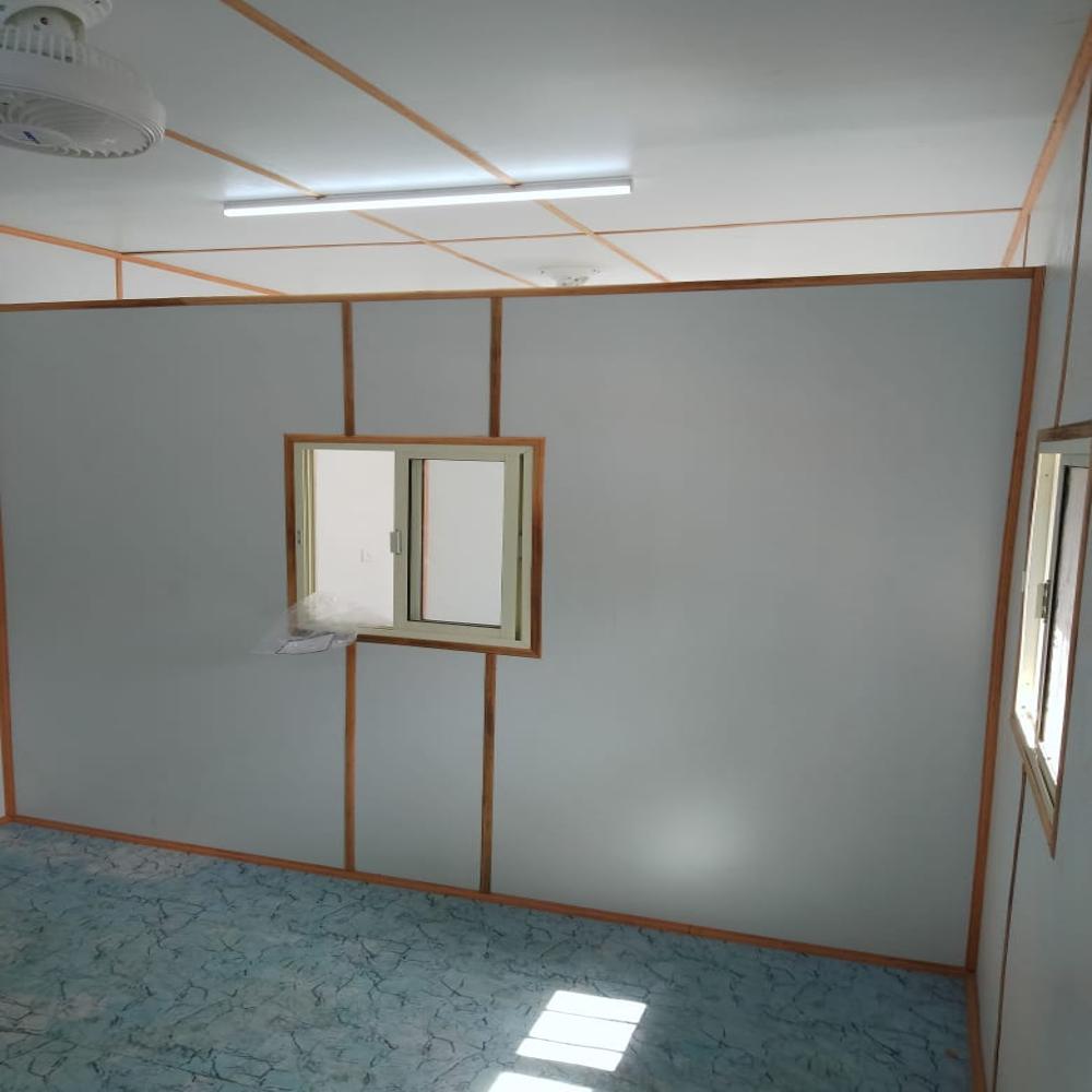 ms prefabricated portable house of size(20'x8 'x8.5) ft