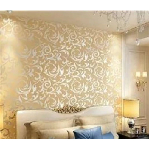 3D Floral Printed Wallpapers - Material: Pvc