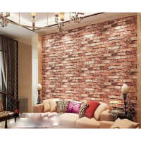 Pvc Printed Waterproof Wallpaper - Material: Acrylic
