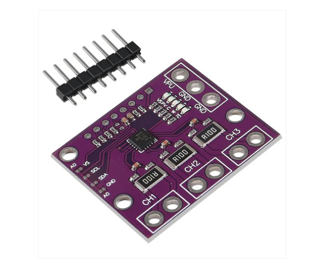 Ina3221 3 Channel Current And Voltage Sensor I2c - Frequency: 50 Hertz (hz)