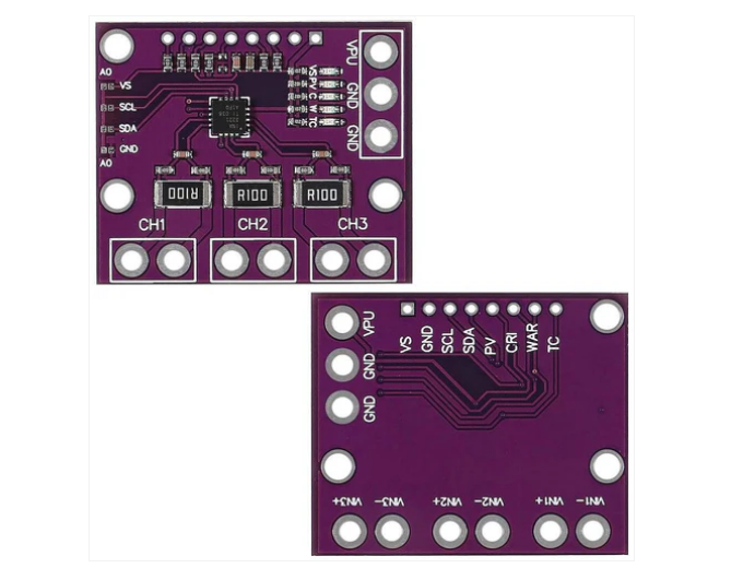 INA3221 3 Channel Current And Voltage Sensor I2C