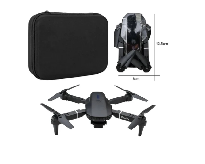 E88 Pro Rc Dro Ne Without Camera 2.4G 4Ch Rc - Color: Black
