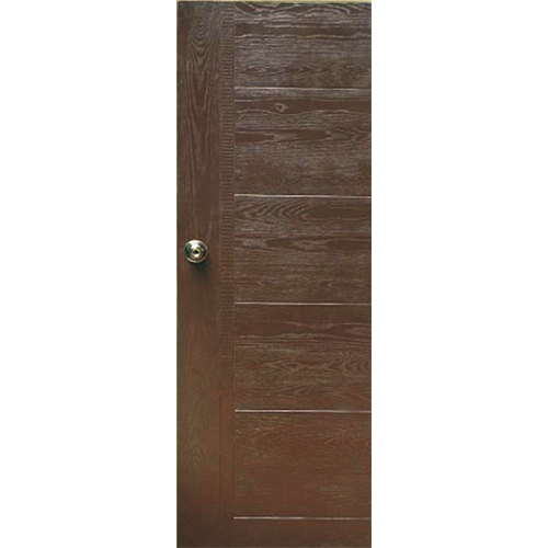 Vertical And Horizontal Groove Pattern FRP Door