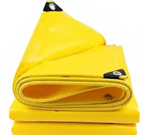 Yellow Plastic Tarpaulin - Color: Different Available