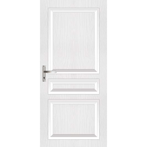 3 Panel Primered HDF Moulded Panel Door